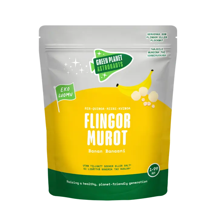 Green Planet Astronauts LUOMU Kvinoamurot Banaani 100g 12kk+