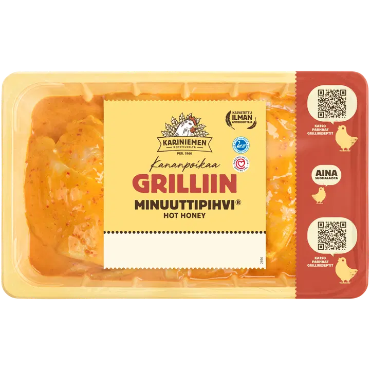 Kariniemen Kananpojan Minuuttipihvi® Hot Honey 760 g