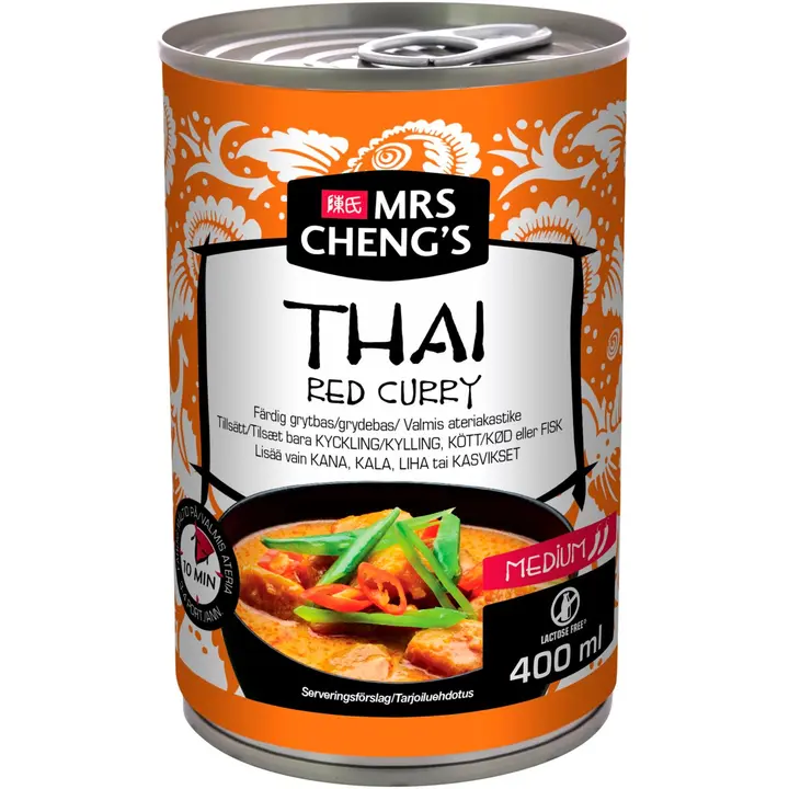 Mrs Cheng's Thai Red Curry Valmis ateriakastike 400 ml