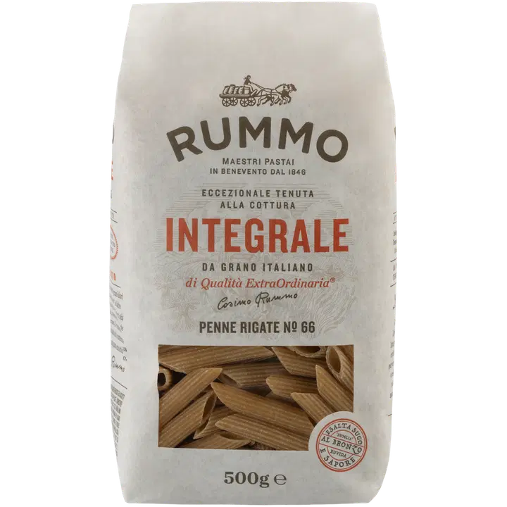 Rummo täysjyvä Penne Rigate no66 500g