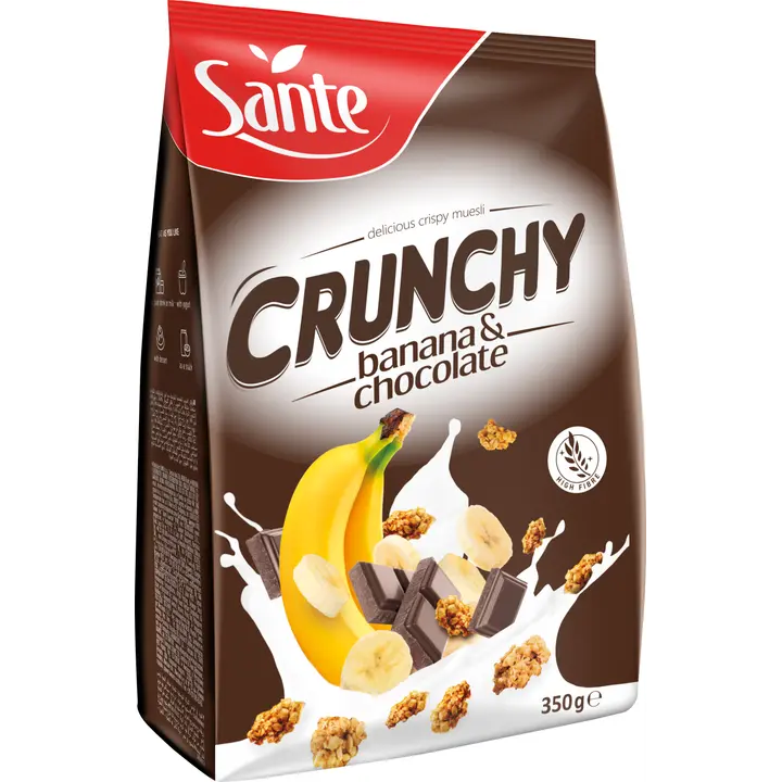 Sante röstitud müsli banaani ja šokolaadiga 350 g