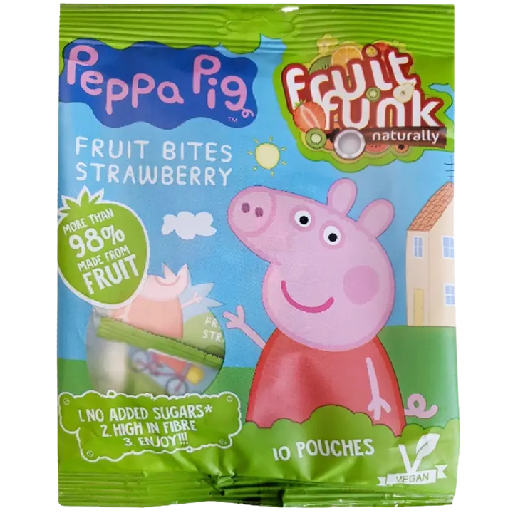 Fruitfunk Pipsa Possu Mansikkahiutale 100g/10-pack