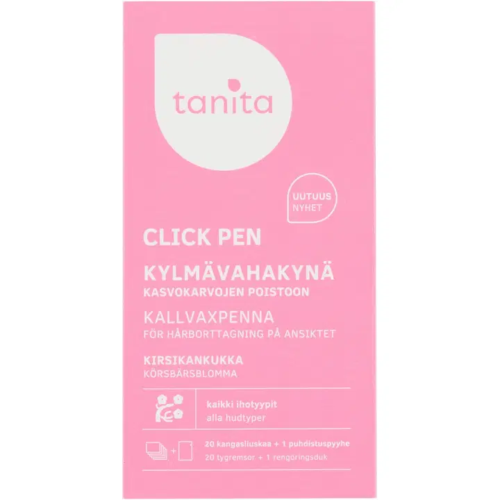 TANITA Click Pen Precision Wax Hair Removal Cherry Blossom 1pc