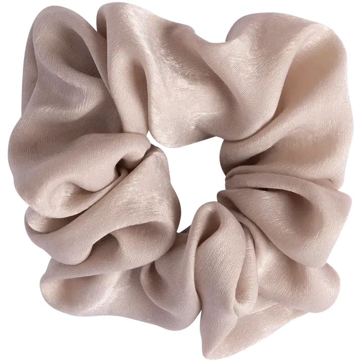 Satiinist juuksekumm beež