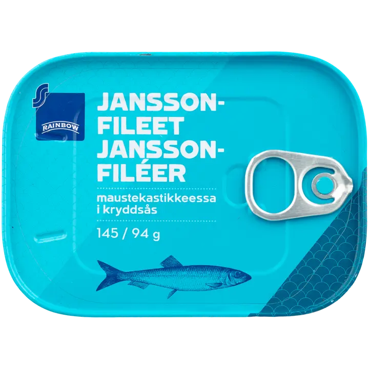 Rainbow janssonfileet 145/94 g