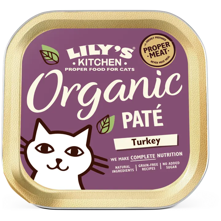 Lily's Kitchen 85g Organic Paté kalkkunaa luomukissanruoka
