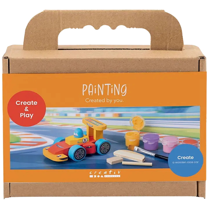 Creativ Company askartelusetti mini maalaus, kilpa-auto