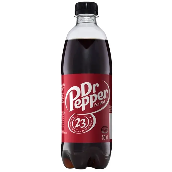 Dr Pepper Original virvoitusjuoma muovipullo 0,5 L