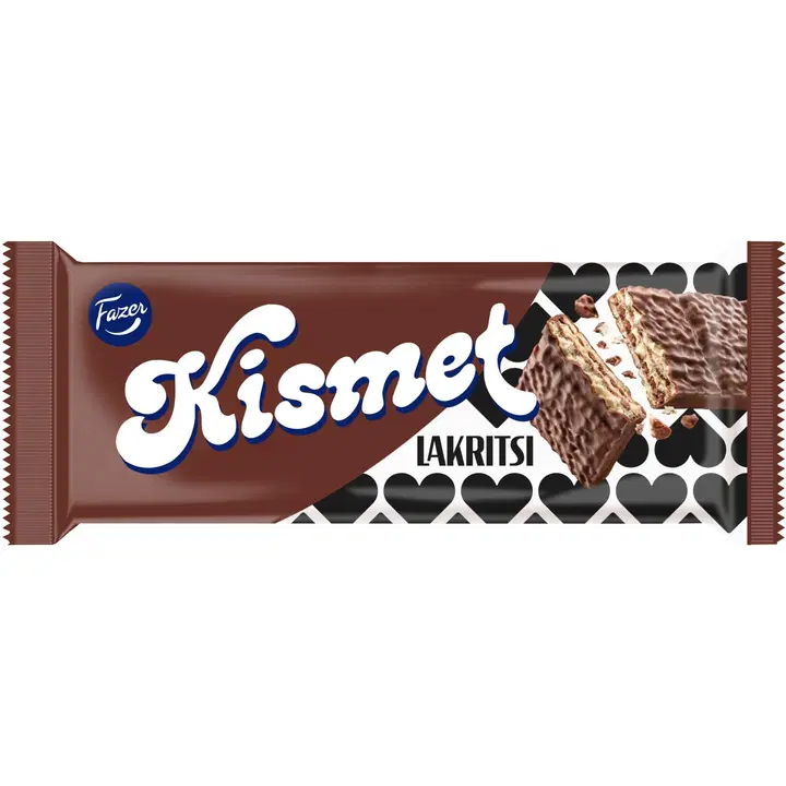Fazer Kismet Lakritsi vohvelipatukka 41g