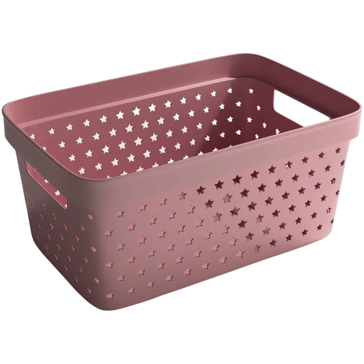 Nordiska Plast säilytyslaatikko Star 4,5 l dusty pink