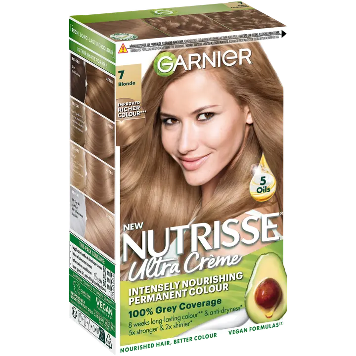 Garnier Nutrisse Ultra Creme 7.0 Blonde Keskivaalea kestoväri 1kpl