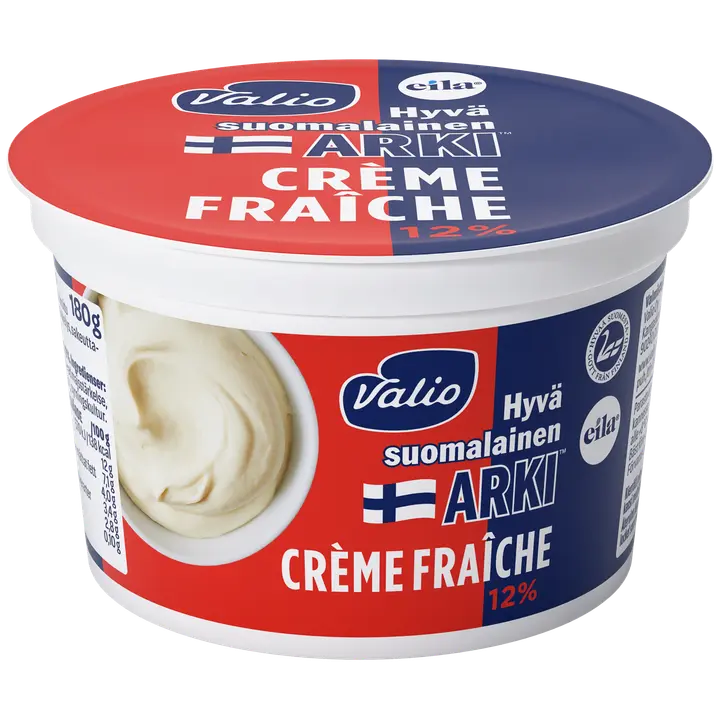 Valio Hyvä suomalainen Arki® crème fraîche 12 % 180 g laktoositon