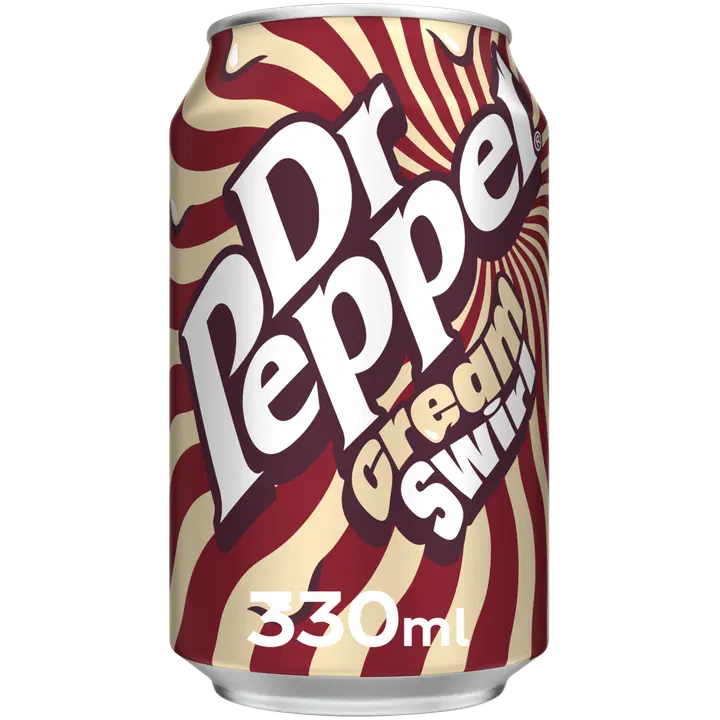 Dr Pepper Cream Swirl virvoitusjuoma 330ml.