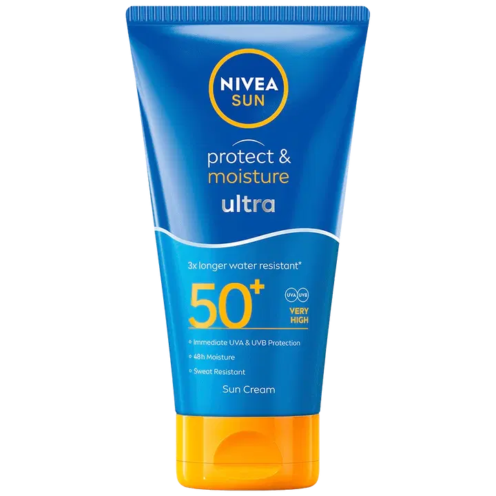 NIVEA SUN 150ml Protect & Moisture Ultra Sun Lotion SK50+ -aurinkosuojavoide