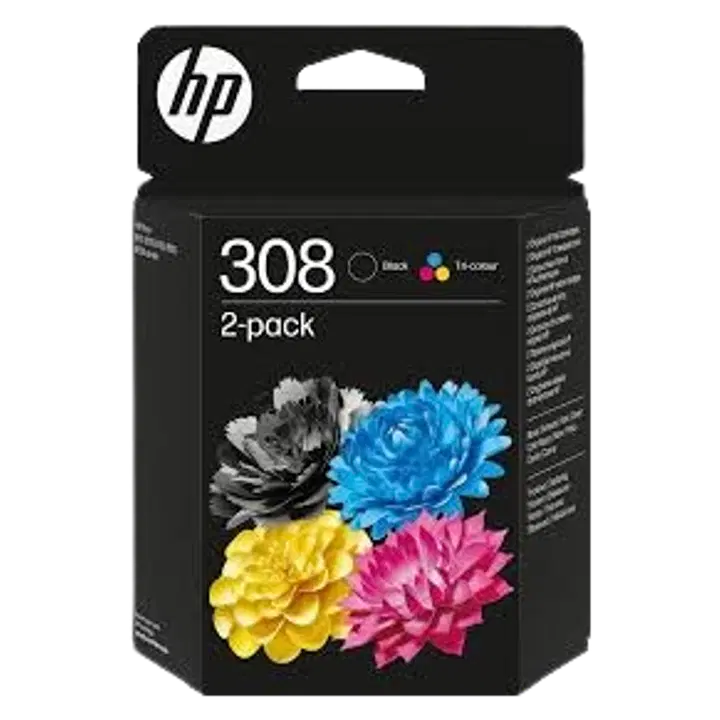 HP mustepatruuna 308 neliväri combo