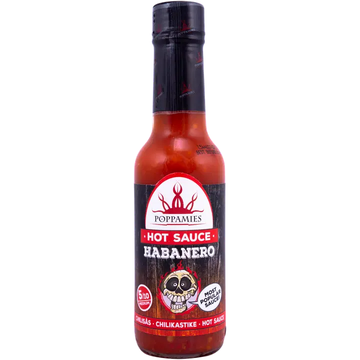 Poppamies Hot Sauce Habanero chilikastike 150ml