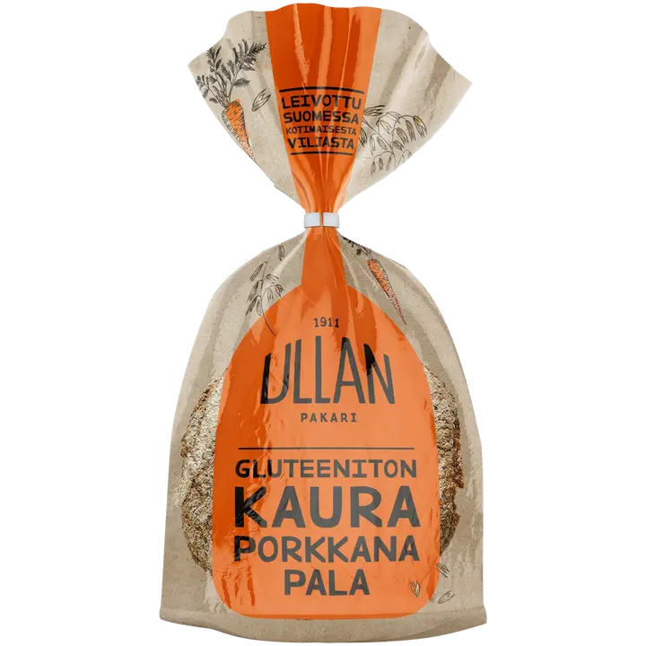 Ullan Pakari Gluteeniton Kauraporkkanapala 270g