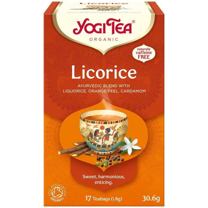 Yogi Tea Luomu Liquorice Maustetee Ayurvedinen 17x1,8g