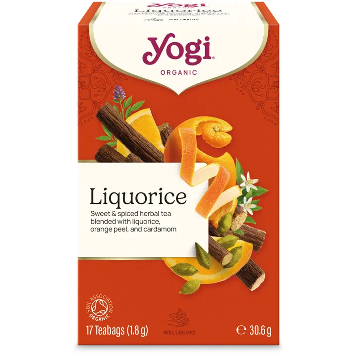 Yogi Tea Luomu Liquorice Maustetee Ayurvedinen 17x1,8g