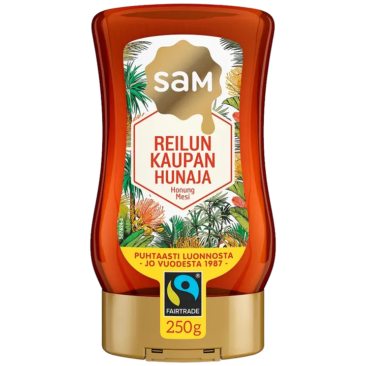 Hunajainen SAM Reilun Kaupan Hunaja 250g