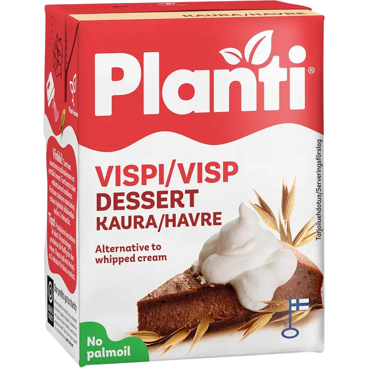 Planti kauravispi maidoton vaahtoutuva kaurapohjainen kasvirasvasekoite 21% rasvaa 2dl