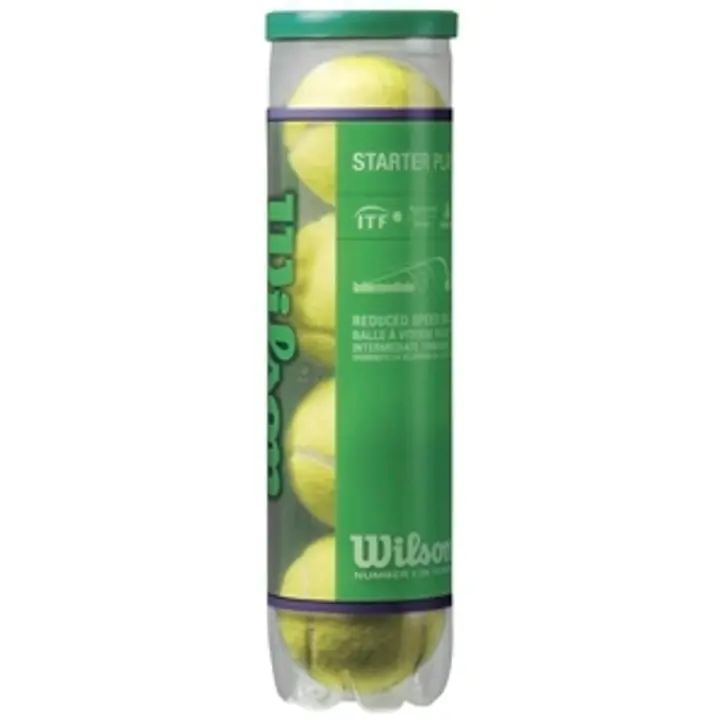 Wilson tennispallo Starter Play 4 kpl keltainen