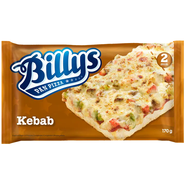 Billys Kebab Pan Pizza 170g