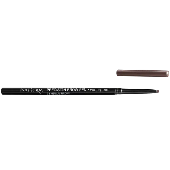IsaDora 0,09g Precision Brow Pen waterproof 72 Medium Brown vedenkestävä kulmakynä
