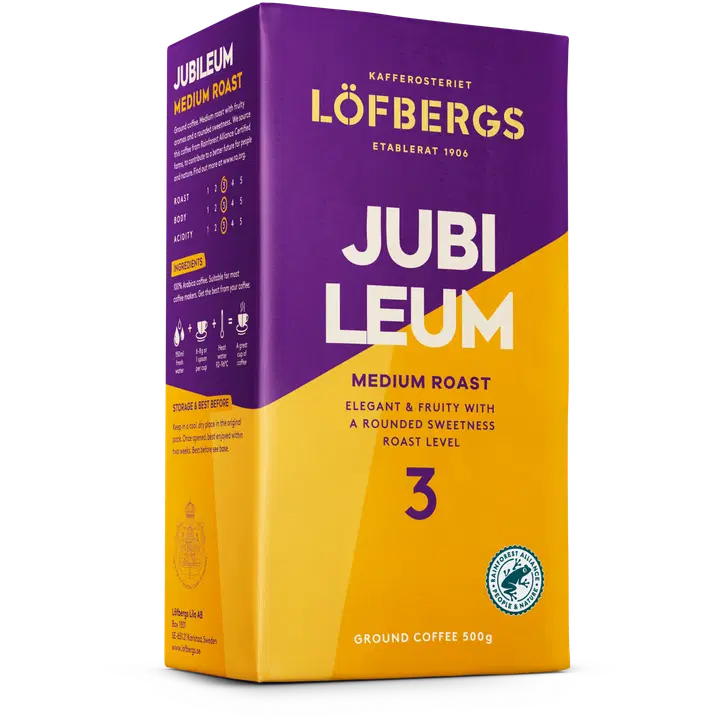 Löfbergs Jubileum Suodatinkahvi 500g Rainforest alliance