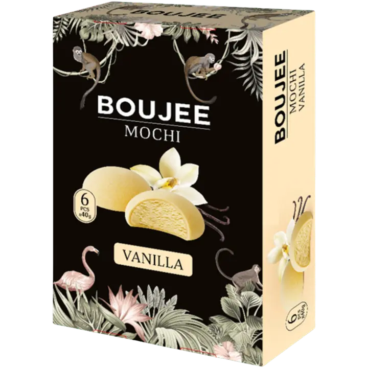 BOUJEE Mochi jäätelö vanilja 6 x 40 g