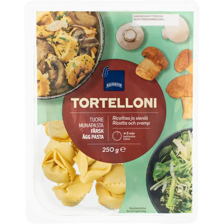 Ricotta - seenetäidisega tortelliinid 250 g