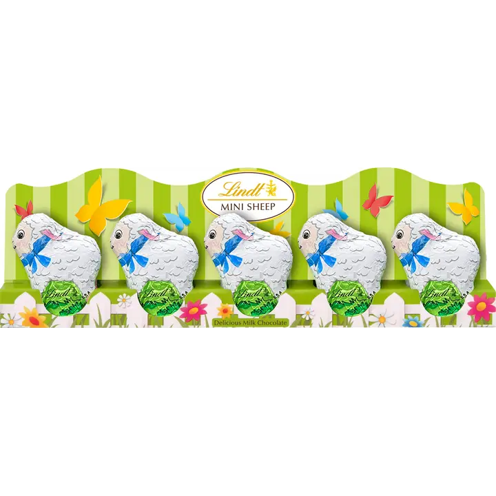 Lindt Mini Lampaat maitosuklaakuvio 5x10g