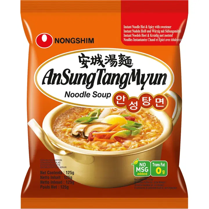 Nong Shim pikanuudeli An Sung Tang Myun 125g