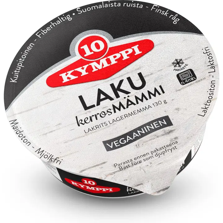 Kymppi Laku kerrosmämmi 130 g pakaste vegaaninen