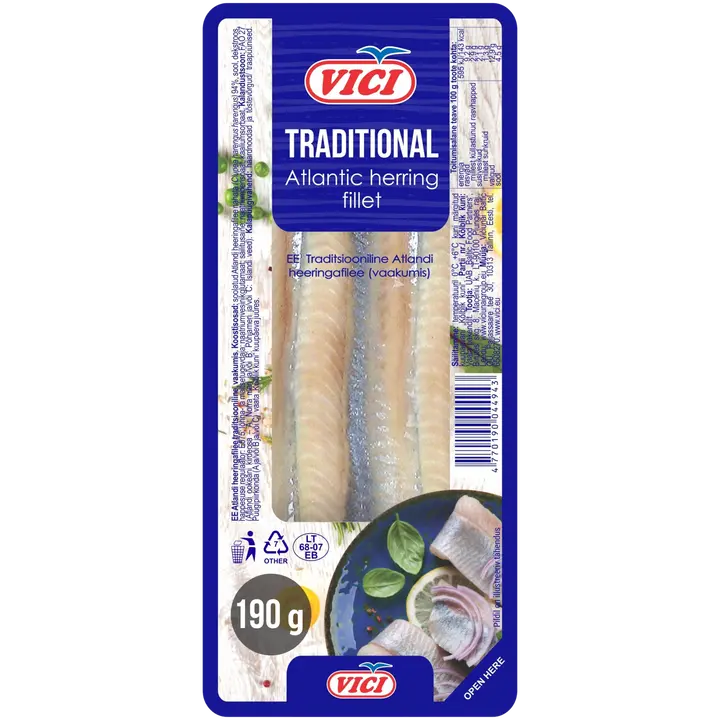 Vici Heeringafilee Tradit. Õlita 190 G