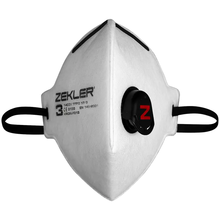 Zekler 1403-P3V hengityssuojain venttiilillä 3kpl