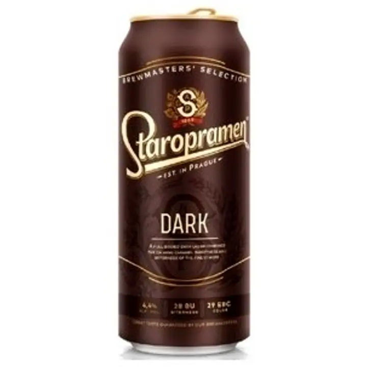 Staropramen Dark Lager olut 4,4  til-% tölkki 0,5 L