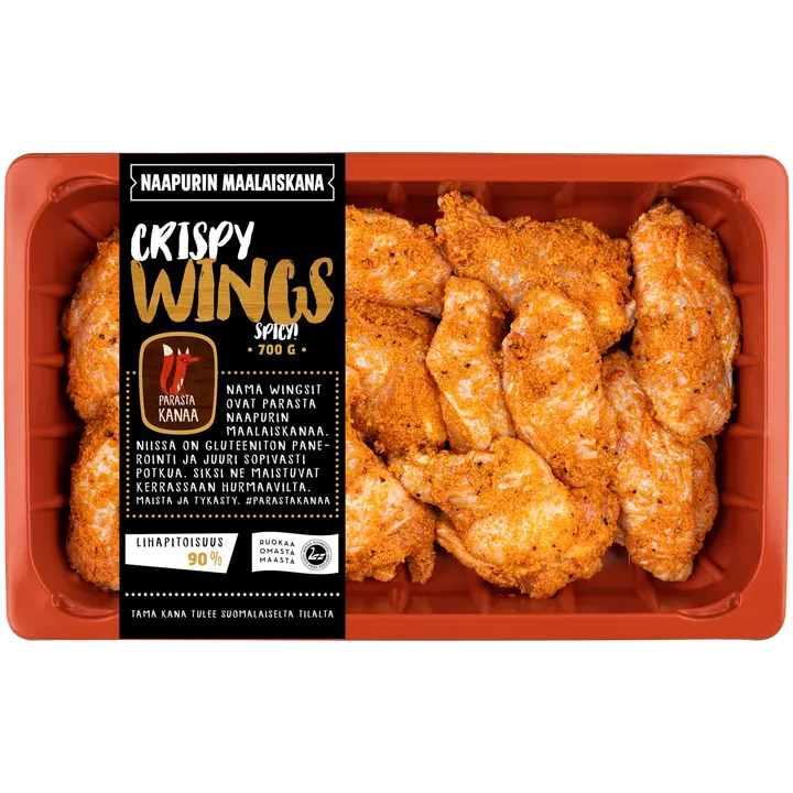 Naapurin Maalaiskanan wings, crispy 700g