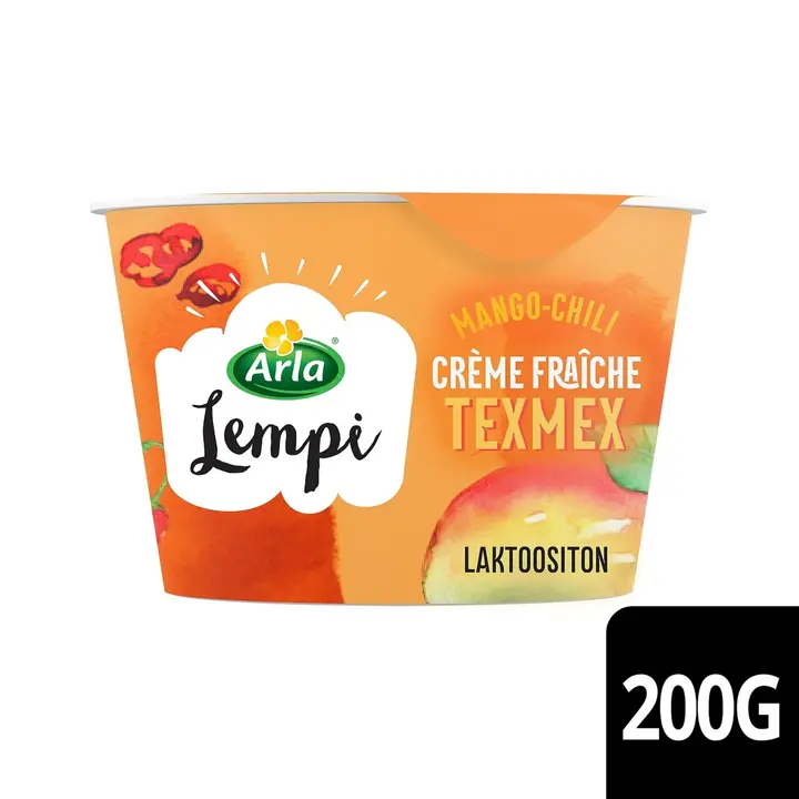 Arla Lempi Texmex Crème fraîche 200 g mango-chili laktoositon