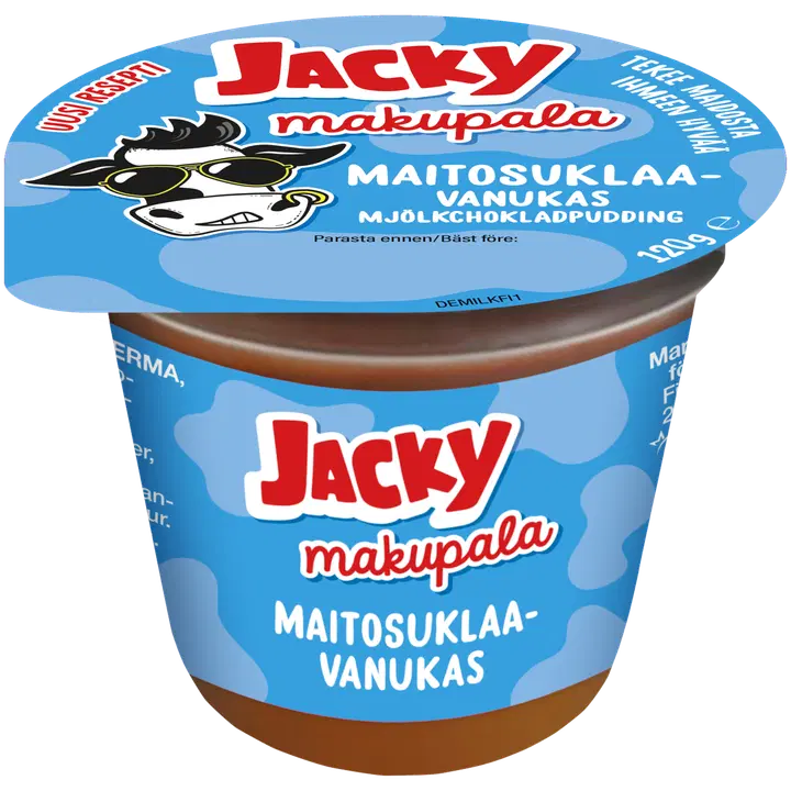 Jacky Makupala maitosuklaavanukas 120g