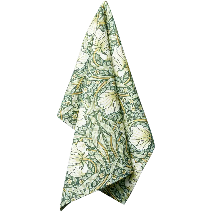 William Morris Keittiöpyyhe Pimpernel vihreä 50x70cm