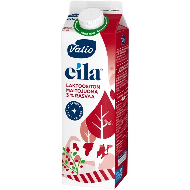 Valio Eila® 3 % maitojuoma 1 l laktoositon