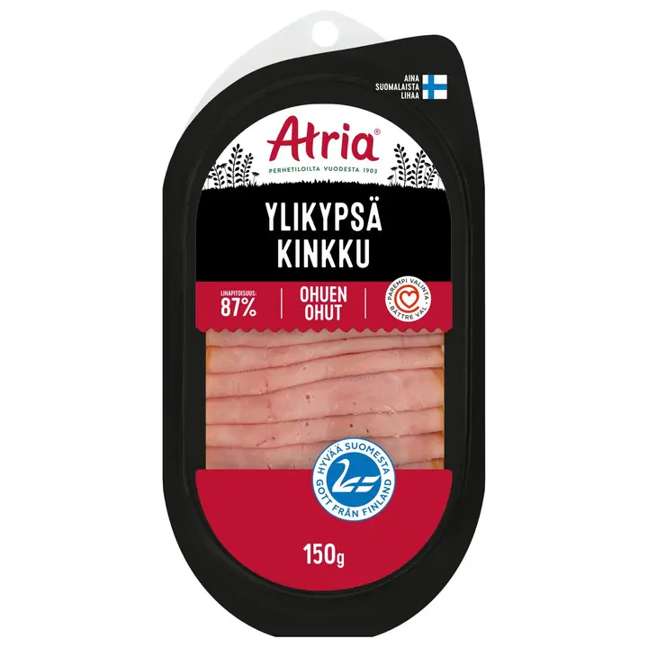 Atria Ohuen Ohut Ylikypsä Kinkku 150g