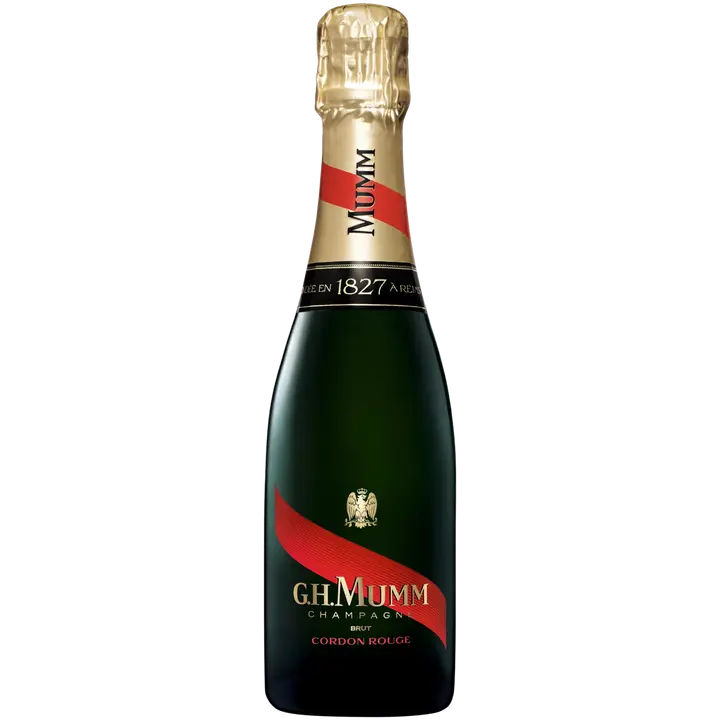 Mumm Cordon Rouge Brut Champagne KPN kvaliteetvahuvein 12%vol 375ml