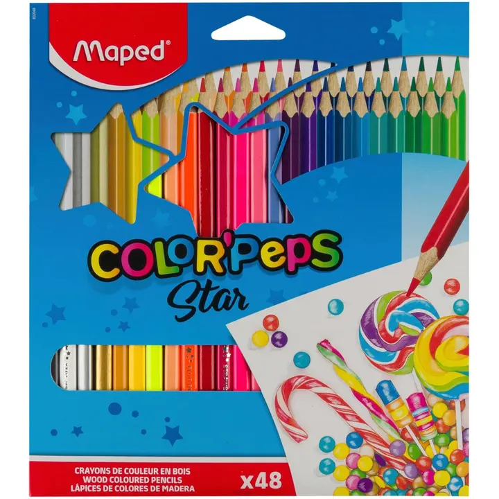 Maped puuvärit 48kpl