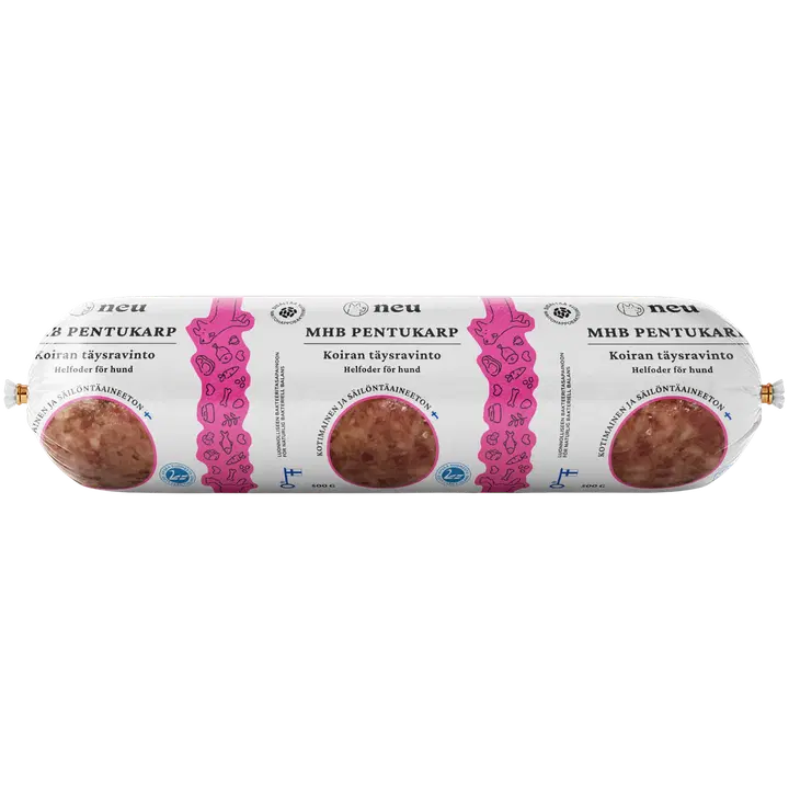 NEUfrau Oy MHB Pentukarp koiran täysravinto pakaste 500g