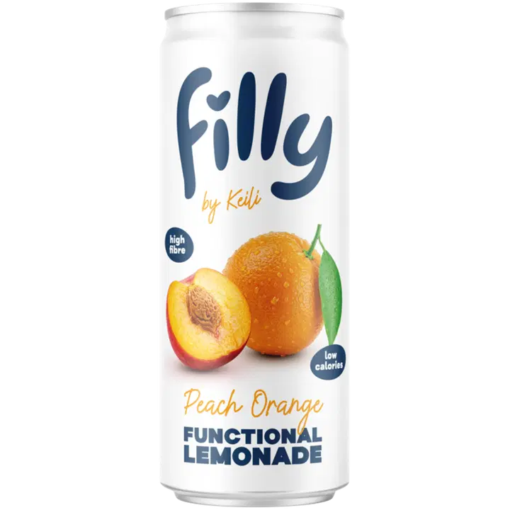 FILLY Apelsini-virsiku prebiootiline karastusjook 355ml