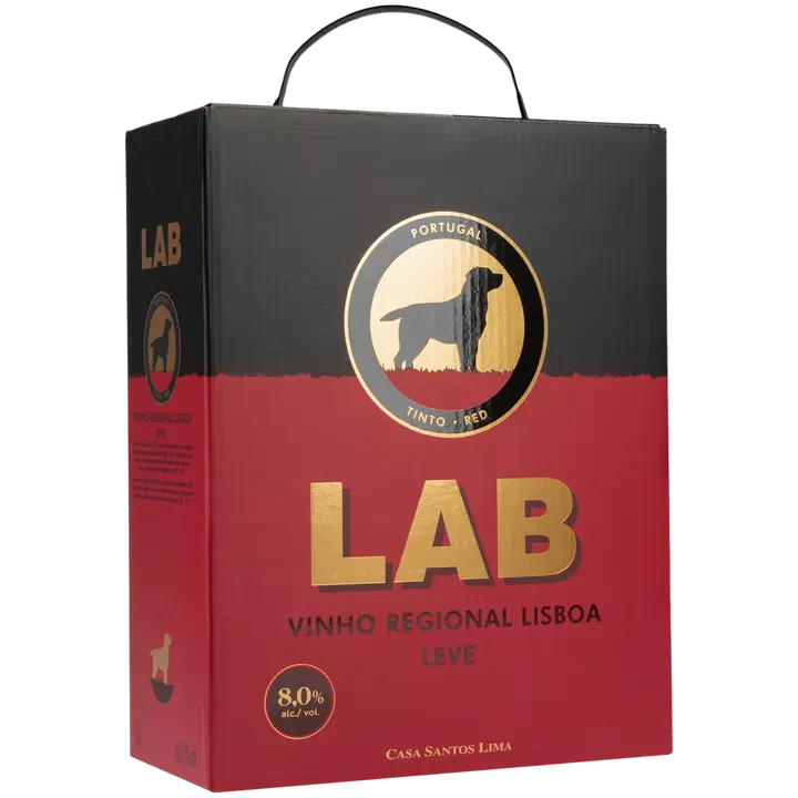 LAB Vinho Regional Lisboa Leve punaviini 8,0 til-% 2L BIB