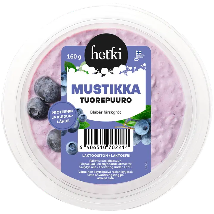 Fresh Hetki Mustikka tuorepuuro 160g