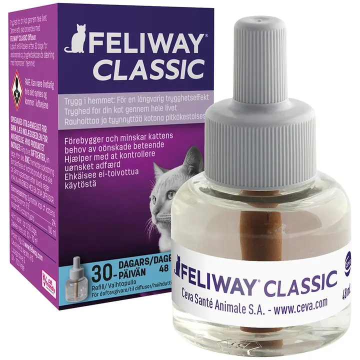 Feliway CLASSIC vaihtopullo liuos 48ml kissalle